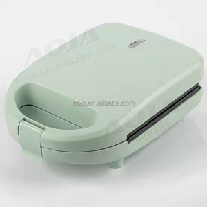 Aoja Mini Waffle Maker Hộ Gia Đình Xách Tay Dễ Dàng Sử Dụng Điện Máy Ăn Sáng Hình Trái Tim Vòng Waffle Bánh Sandwich Rắn Máy - Product Image 1