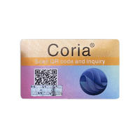 Étiquette adhésive de sécurité personnalisable à usage unique avec code QR, autocollant métallique à paillettes inviolable pour emballage
