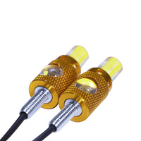 ZHAODI Éclairage universel double LED type œil d'aigle à fixation par vis pour écran d'affichage LED de moto et voiture modifiées, position droite/gauche 3