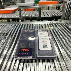 Plaquettes de fraisage frontales en carbure monobloc pour tournage CNC, revêtement PVD CVD, modèles HRC40-60 APKT100308PDTR YG-1 - Product Image 3