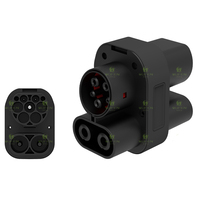 Adaptateur de chargeur EV WUFEN de CCS2 à CCS1, 250A 250KW, adaptateur rapide DC pour véhicule électrique CCS 2 vers CCS 1
