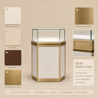 Vitrine de présentation de bijoux en verre sur mesure, meuble de comptoir pour magasin de détail, fourniture en gros