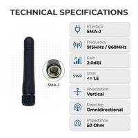 868mhz 433MHz 915MHz antenne canard en caoutchouc antenne à Gain élevé Mini Internet acheter courte antenne Wifi Lora 4g 5g antenne