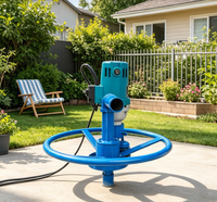 Petite foreuse rotative portative électrique 2500W pour puits d'eau, profondeur 60m, outil de forage de 100 à 150mm pour usage domestique
