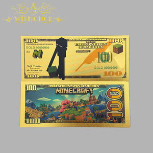 2026 年新款 10 种类型美国 Minecraft 动漫纸币 24K 镀金收藏版 - Product Image 2