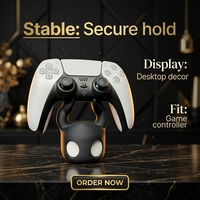 Support de manette de jeu imprimé en 3D style Hollow Knight pour consoles PS5, Xbox, Switch avec options de couleur personnalisables