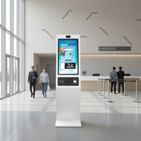 Borne de paiement libre-service tactile 21,5 pouces pour parking avec accepteur de billets et lecteur NFC