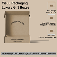 Boîte cadeau express en carton ondulé recyclé, imprimée sur mesure et gaufrée, pour emballage haut de gamme de sous-vêtements, chaussures, vêtements et chaussettes, destinée à l'expédition