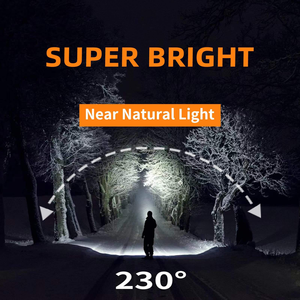 Lampe frontale COB étanche 5000 mAh, phare LED orientable à 90 degrés, lampe torche portable rechargeable pour la pêche en extérieur et casque <span class=keywords><strong>de</strong></span> chantier - Product Image 2