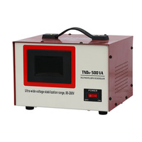 Stabilisateur de tension monophasé TND/SVC-500VA 220V Régulateur de tension automatique 160V-250V Protection contre les surtensions Cuivre Haute