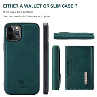 Coques de Téléphone en Cuir PU avec Porte-Cartes Magnétique pour Samsung et iPhone 11 12 13 14 15 16 17 Air Pro Max