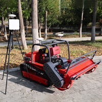 Tondeuse à fléaux télécommandée GPS à chenilles tout-terrain, vente chaude, directement de l'usine, pour terrains de golf et fermes