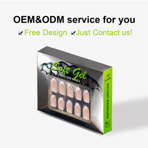 Faux ongles en acrylique de haute qualité, 30 pièces, effet œil de chat brillant, pointes d'ongles artificielles françaises, ongles à presser - Product Image 3