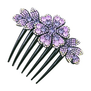 <span class=keywords><strong>Barrette</strong></span> à <span class=keywords><strong>cheveux</strong></span> de luxe en forme de fleur, avec strass et cristaux, <span class=keywords><strong>peigne</strong></span> à <span class=keywords><strong>cheveux</strong></span> de mariage pour mariée - Product Image 6