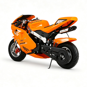 Mini moto de poche tout-terrain 49cc 4 temps refroidie par air, homologuée CE, avec décalcomanie personnalisée pour jeunes - Product Image 3