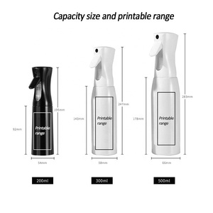 Botella de Spray para Peluquería de 300 ml, Botella Recargable, Botellas de Spray Continuo, Pulverizador de Agua con Niebla Fina, Herramientas de Estilismo para Salón - Product Image 5