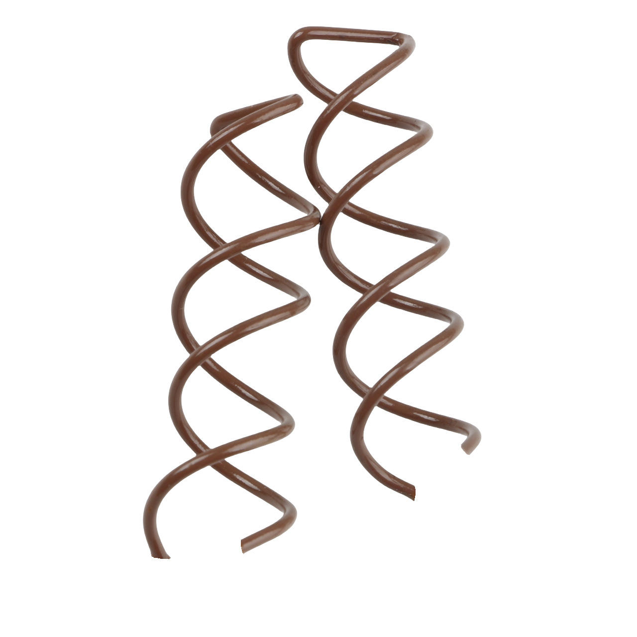 คลิปเกลียวหัวแบนสีกาแฟ