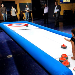 Pista de hielo de <span class=keywords><strong>calle</strong></span> portátil Curling Rock inflable al aire libre Curling Street Curling - Product Image 1