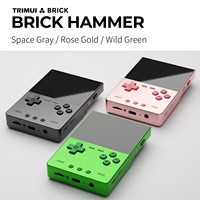 Console de jeu portable Trimui Brick Hammer, corps en métal CNC, Wi-Fi, système d'exploitation Linux, 10 000 jeux intégrés, résolution 1024x768, batterie 3000 mAh
