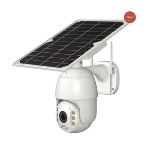 Outdoor Solar Camera 4G Night Vision Full Color CCTV Home Intelligent Custom Print CCTV Solar Camera