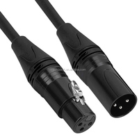 Câble de raccordement pour microphone multimédia XLR 3 broches pour microphones, enregistrement en studio et son en direct