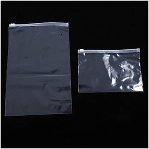 Bolsa con cierre de cremallera esmerilada, bolsa de plástico con cremallera, bolsa de embalaje para almacenamiento de cocina, embalaje personalizado Premium para almacenamiento de ropa y alimentos - Product Image 2