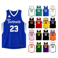 Maillots de basket personnalisés grande taille, séchage rapide, respirants, réversibles – Vente en gros directe usine