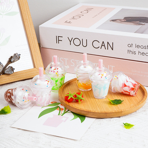 Mini-gobelets en plastique personnalisés pour confiture et crème glacée, modèles amusants pour présentation alimentaire, desserts simulés, jouets alimentaires - Product Image 3