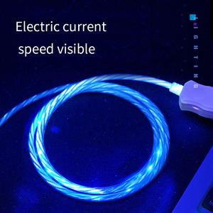 cargador Usb cable led cable de cargador para iPhone6/7/8/<span class=keywords><strong>P</strong></span>/X/MAX/Samsung/luz luminosa USB Cable de iluminación - Product Image 2