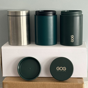 Boîte de rangement hermétique en acier inoxydable 304 pour poudre de protéines avec cuillère, pour usage en cuisine - Product Image 3