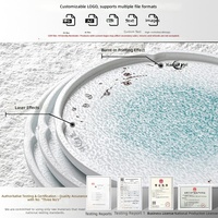 Ensemble d'assiettes rondes en mélamine, plastique de qualité alimentaire, grand plat de service, assiette à pizza, assiette à steak, plateau empilable pour restaurant et maison