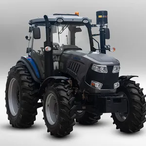 AC Cabine 130hp Tractor Met Voorlader Graafmachine Voor Ploegen Landbouw