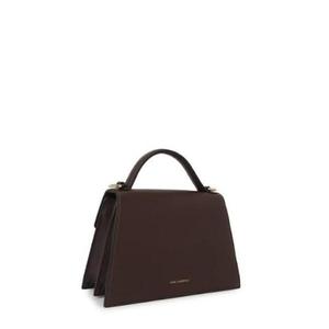 Sac à main tendance en similicuir pour femme avec deux poignées, accent pompon et fermeture éclair, idéal pour le bureau et les voyages - Product Image 3