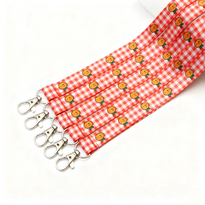 Porte-carte d'identité en tissu personnalisable, classique, lavable et détachable, impression sérigraphique, sublimation PET, cordon - Product Image 3
