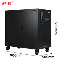 Regulador de Voltaje Automático Trifásico Industrial WF.EL TNS-50KVA, SVC 304V-456V 50/60Hz, Personalizado, Certificado CE, 98% de Eficiencia