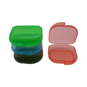 Contenitore Colorato in Plastica per Apparecchi Ortodontici, Custodia Trasparente per Protesi Dentarie, Organizzatore Dentale - Product Image 2