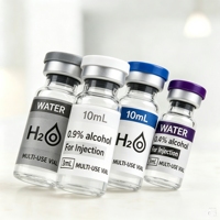 21. Autocollant personnalisé pour flacon de peptides de recherche, en vinyle résistant au froid, pour flacon en verre de 10 ml, usage de recherche uniquement
