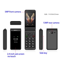 Téléphone portable à écran tactile, clavier, Verizon, T-mobile, At&t, débloqué, téléphone intelligent à clapet, Android 4G aux États-Unis