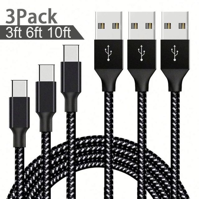 Usb Cable Type c Nylon 5M Cables Uab Tipo V8 Charging Cable for Mobile Phone