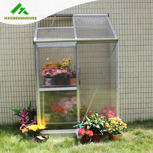 Offre Spéciale maison de jardin intérieur facilement assemblé <span class=keywords><strong>Mini</strong></span> <span class=keywords><strong>serre</strong></span> penchée métal aluminium plastique cadre en verre Source renouvelable - Product Image 5