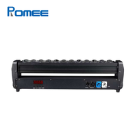 Fullcolor 12*8W RGBW 4in1 LED faisceau de rideau barre mobile lumière DMX512 avec effet de chasse pour DJ Concert événement spectacle éclairage de scène