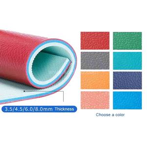 Cina fabbrica all'ingrosso personalizzato indoor campo da basket pavimentazione all'ingrosso tartan badminton ping tennis pavimentazione in gomma - Product Image 2