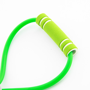 อุปกรณ์ออกกำลังกายแบบยางยืด TPE ขนาด 5x8 นิ้ว พร้อมที่จับโฟมนุ่มสบาย สำหรับโยคะและการฝึกความแข็งแรง - Product Image 1