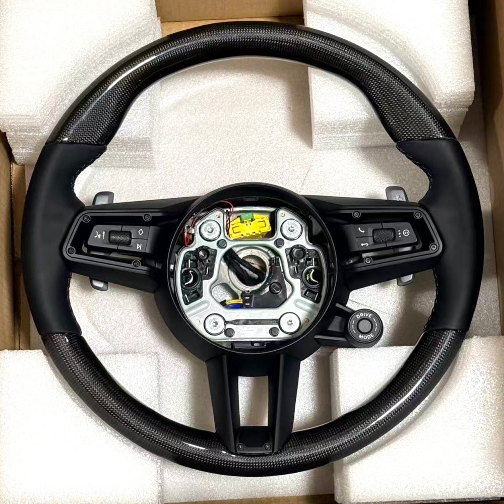 Premium Auto Carbon Fiber Steering Wheel (Porsche Fitment), photo 5