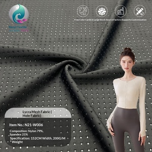 Tissu en nylon/maille pour vêtements de yoga, tricoté, respirant, haute élasticité, motif abstrait et géométrique <span class=keywords><strong>mat</strong></span>, vêtements de sport - Product Image 1
