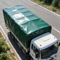 Bâche de camion en PVC tissé occultant, imperméable, coupe-vent, anti-UV, extensible, TIANJIN, 650GSM, 1000D, 20*20