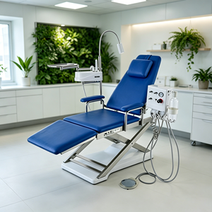 Sillón <span class=keywords><strong>Dental</strong></span> Plegable Portátil 100% Directo de Fábrica, Unidad <span class=keywords><strong>Dental</strong></span> Manual Ligera y Móvil para Odontología General y Hospital - Product Image 1