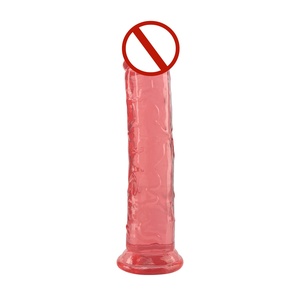 Dildo Realista de TPE de Alta Transparencia con Ventosa Impermeable - Ecológico, Portátil, Multicolor, 375g - Product Image 1