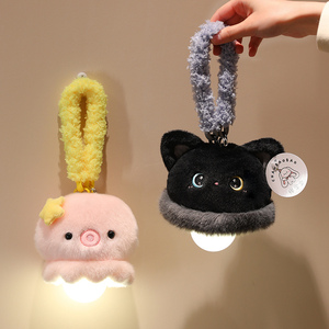 Nouvelle Arrivée Veilleuse en Peluche Animaux Mignons Chat Singe Jouet en Peluche avec Lumière LED Lampe de Sommeil Douce avec Cordon pour Bébé - Product Image 2