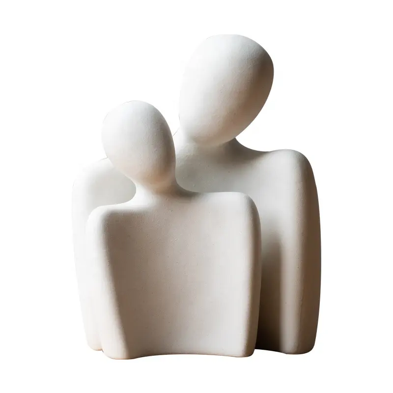 Modern minimalist ceramic thinker decorated bust decorated abstract gift for lovers